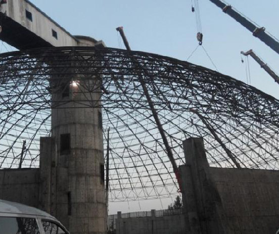 汝州网架分条或分块安装法