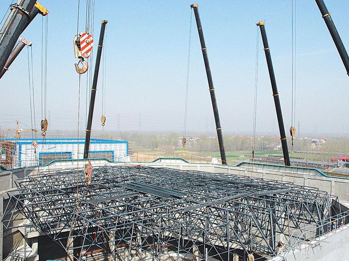 汝州网架高空滑移法